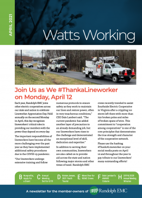 april newsletter