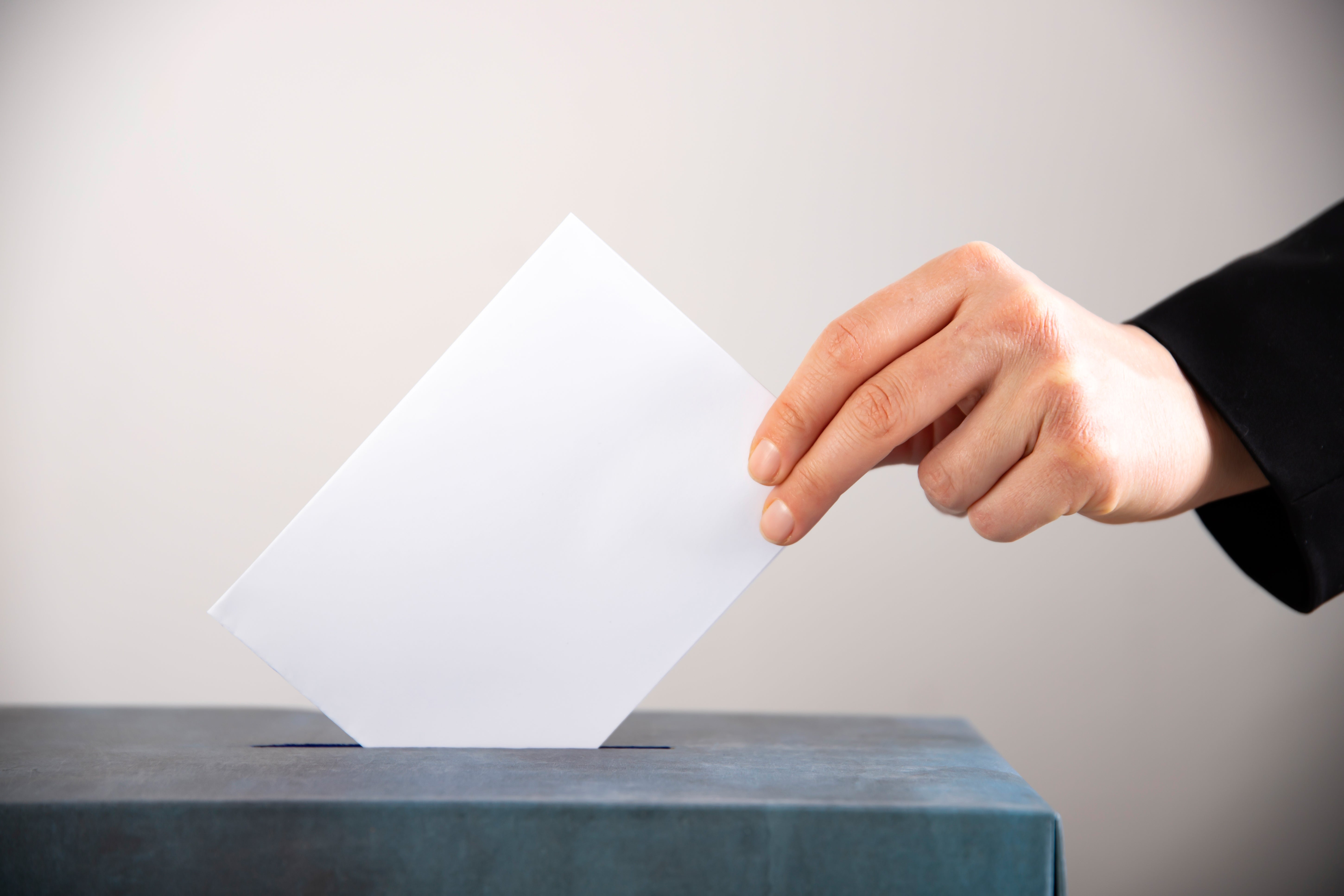 woman votes