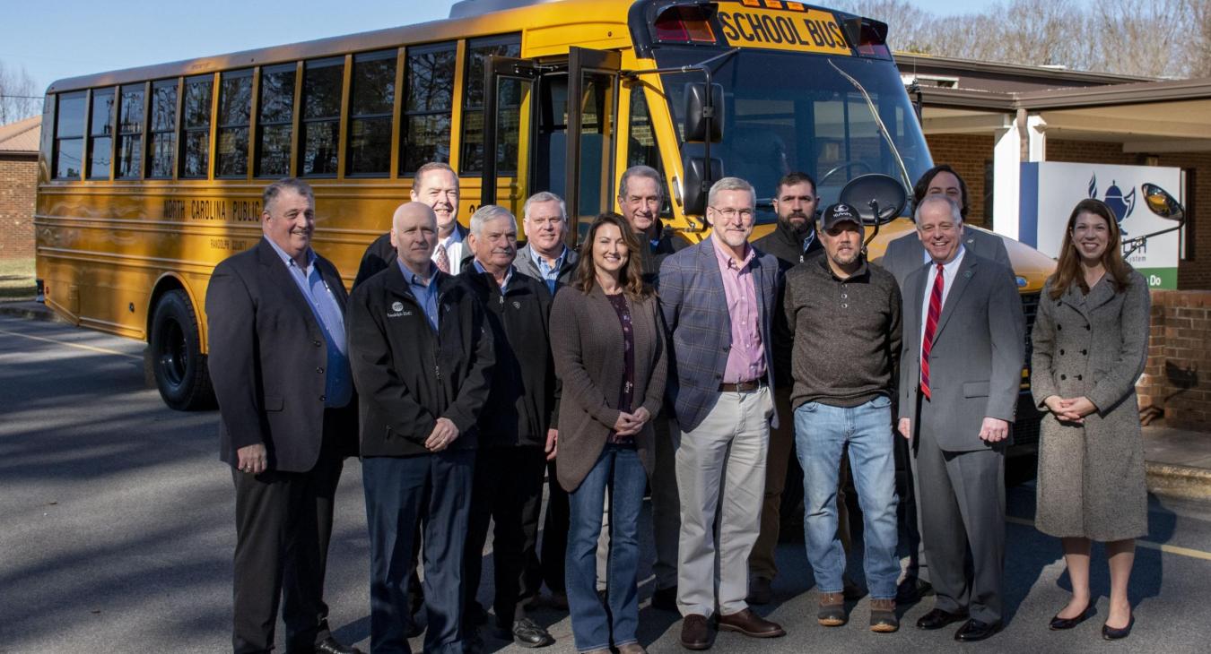Electric Bus Ribbon Cutting