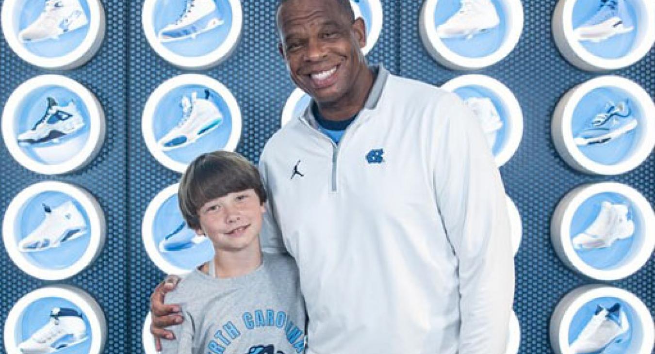 Tyler Williams and Coach Davis