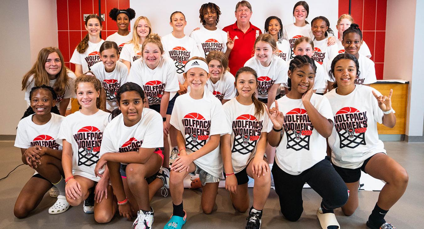 Wolfpack Sports Camp Group Photo